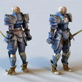 Ancient Male Warrior 3d model