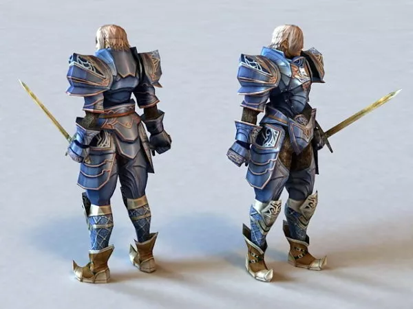 Ancient Male Warrior 3d model Ancient Male Warrior 3d model