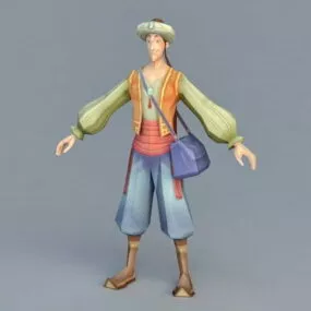 Ancient Persian Man 3d model