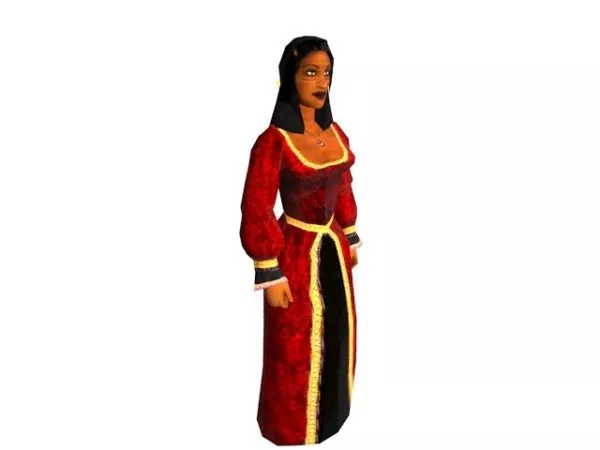 Ancient Persian Women Character 3d model Ancient Persian Women Character 3d model