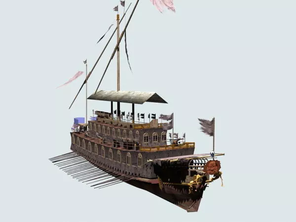 Ancient Pirate Ship 3d model Ancient Pirate Ship 3d model