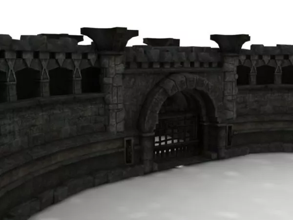 Old Rock Castle 3d model