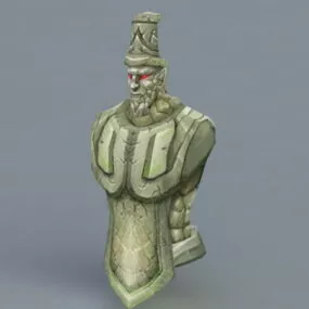 Ancient Tomb Statue 3d model