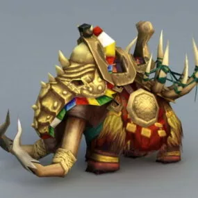 Ancient War Elephant 3d model