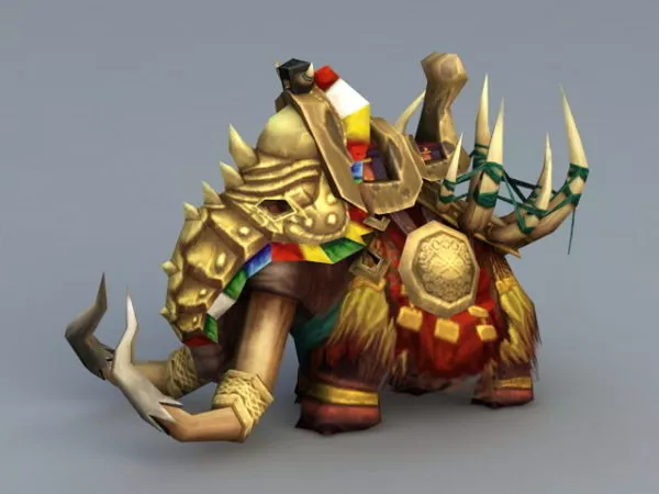 Ancient War Elephant 3d model Ancient War Elephant 3d model