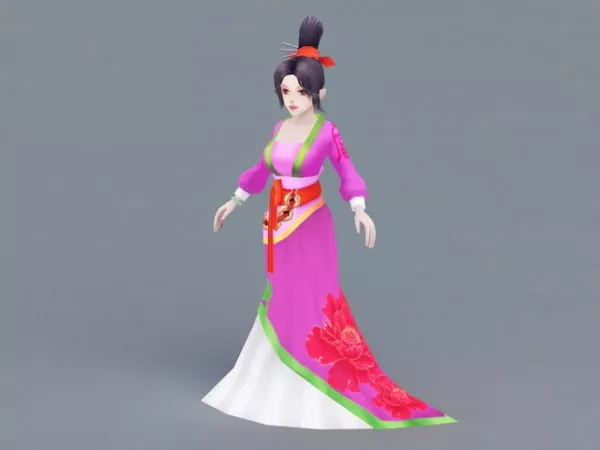 Ancient Woman Dancer 3d model Ancient Woman Dancer 3d model