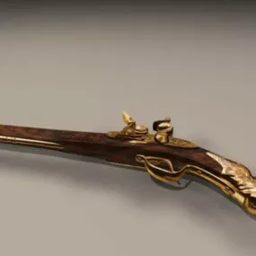 Ancient Pistol 3d model