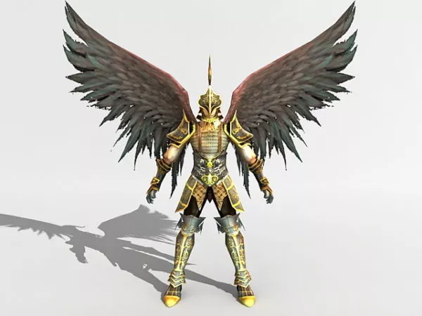 Angel Warrior Fantasy 3d model Angel Warrior Fantasy 3d model
