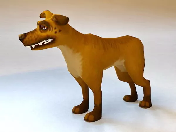 Doberman Dog Pinscher 3d model