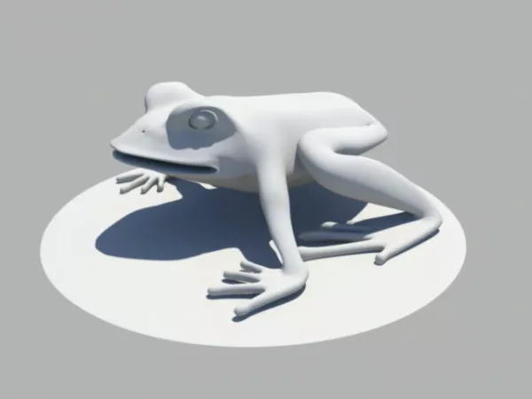 Animated Frog Jumping 3d model Animated Frog Jumping 3d model