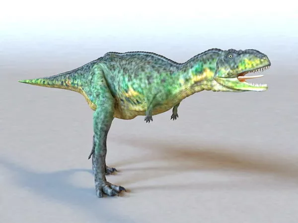 Animated Green Dinosaur 3d model Animated Green Dinosaur 3d model