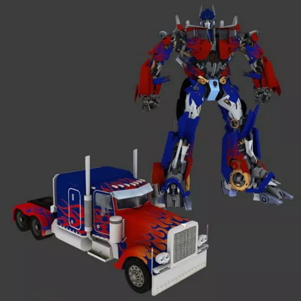 Animated Optimus Prime Rigged 3d model Animated Optimus Prime Rigged 3d model