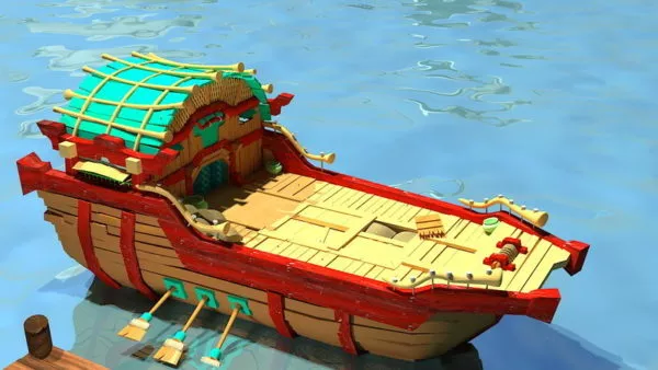 Anime Boat 3d model Anime Boat 3d model