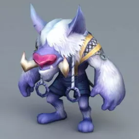 Anime Bull 3d model