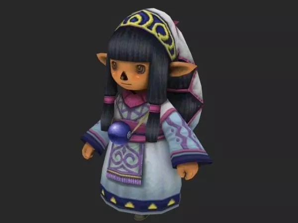 Japanese Girl Character Mizuyu 3d model