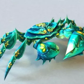 Anime Crab 3d model