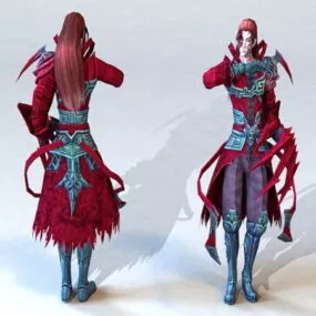 Anime Demon Guy 3d model
