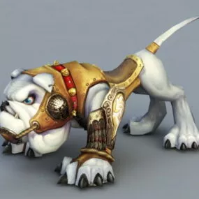 Anime Dog Mount 3d model