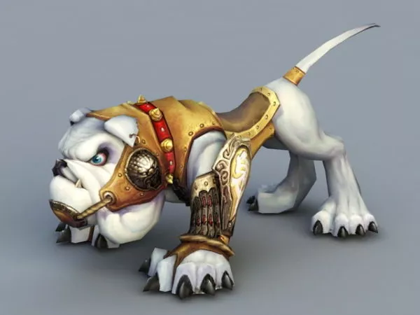Anime Dog Mount 3d model Anime Dog Mount 3d model