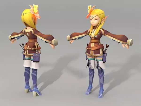 Chinese Anime Boy 3d model