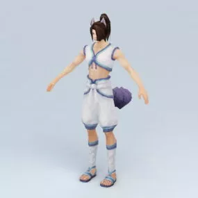 Anime Fox Guy 3d model