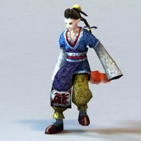 Anime Foxman 3d model