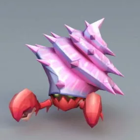 Anime Hermit Crab 3d model
