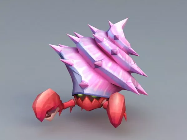 Anime Hermit Crab 3d model Anime Hermit Crab 3d model
