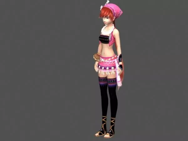 Figure Skater 3d model