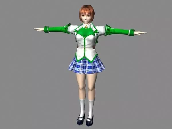 Japanese Onomatopeia Text Object 3d model