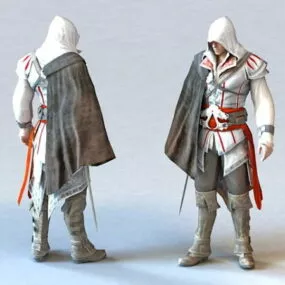 Anime Male Assassin 3d model