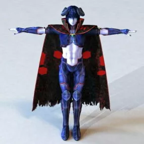 Anime Male Demon 3d model