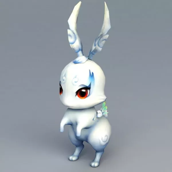 Anime Rabbit 3d model Anime Rabbit 3d model