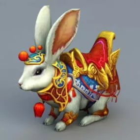 Anime Rabbit Mount 3d model