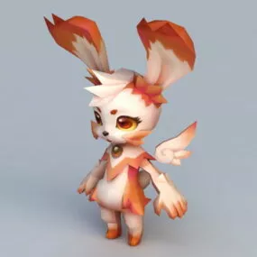 Anime Rabbit Spirit 3d model