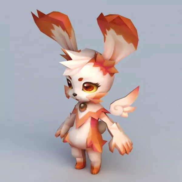 Anime Rabbit Spirit 3d model Anime Rabbit Spirit 3d model