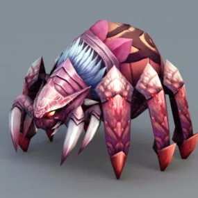 Anime Spider Monster 3d model
