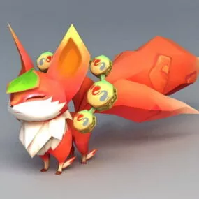 Anime Squirrel 3d model