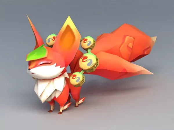 Anime Squirrel 3d model Anime Squirrel 3d model