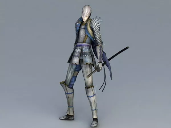 Anime Swordsman Art 3d model Anime Swordsman Art 3d model