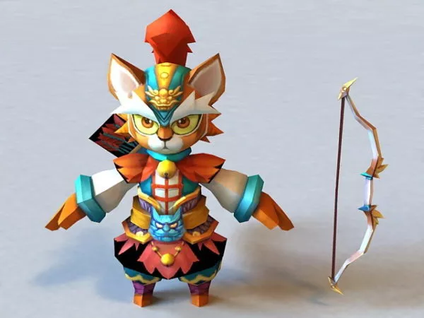 Megumi Witch Girl Character 3d model