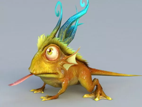 Frog Animal Realistic Style 3d model