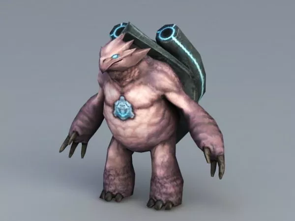 Anime Turtle Warrior 3d model Anime Turtle Warrior 3d model