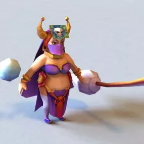 Anime Ugly Witch 3d model