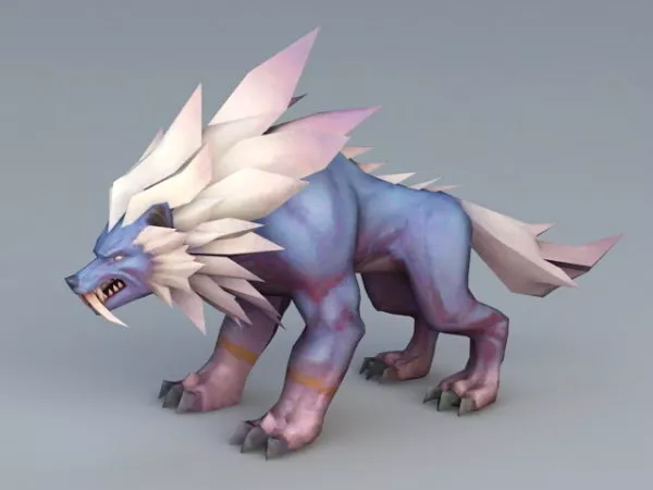 Jackal Wolf 3d model