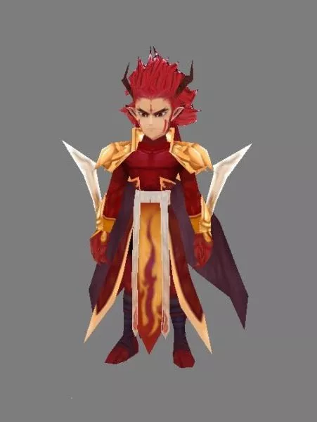 Fighter Boy 3d model