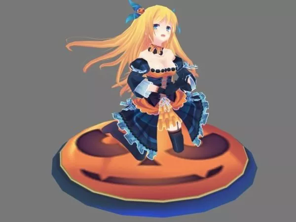 Sailor Moon Girl Character 3d model