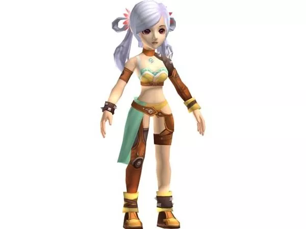 Agent Girl Character 3d model