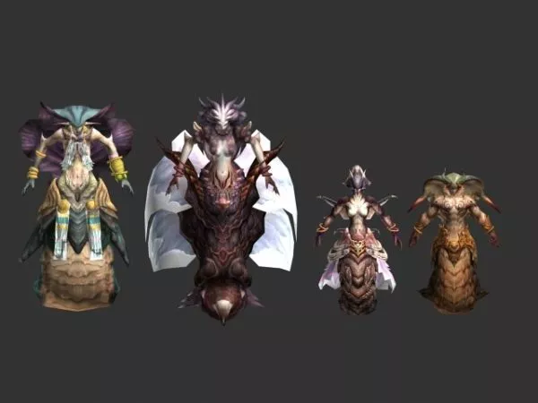 Naga Warrior 3d model