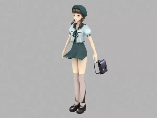 Office Handbag Leather 3d model